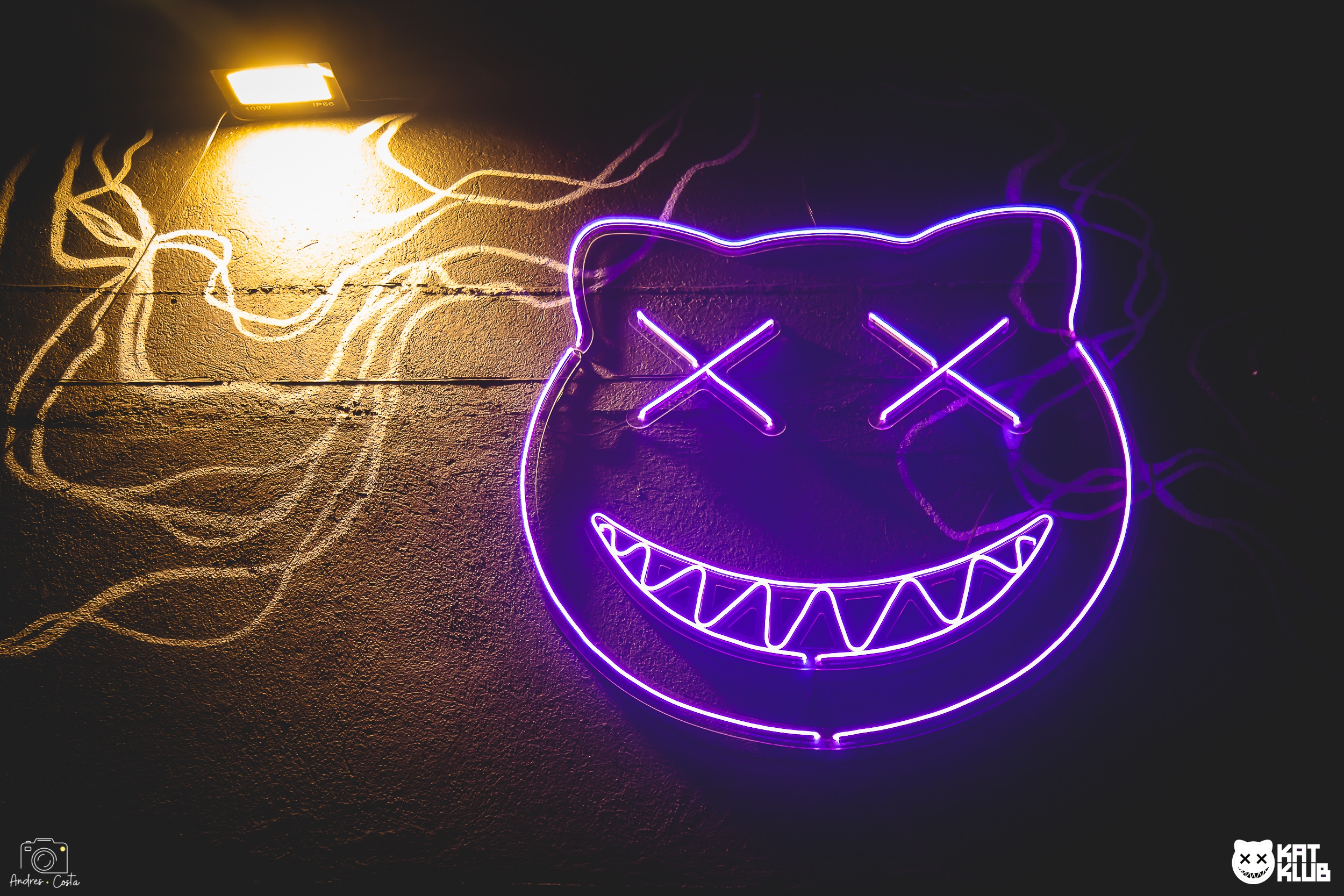 logo da katklub em neon