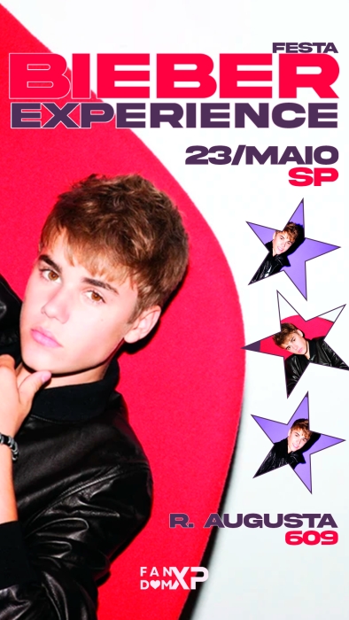 Evento: Fandom Xp Apresenta: Bieber Experience